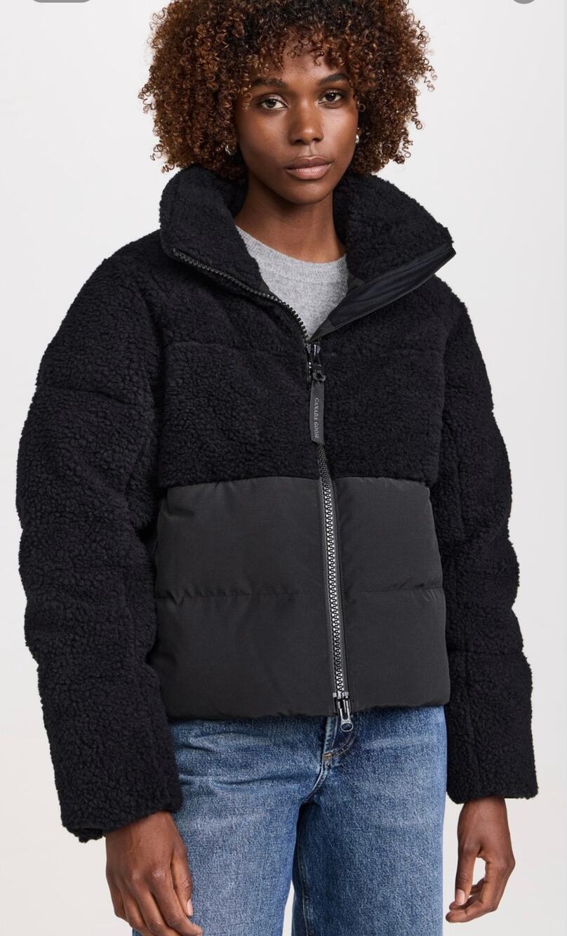 Luxurious Canada Goose Elora Puffer Jacket Black - Small NWT